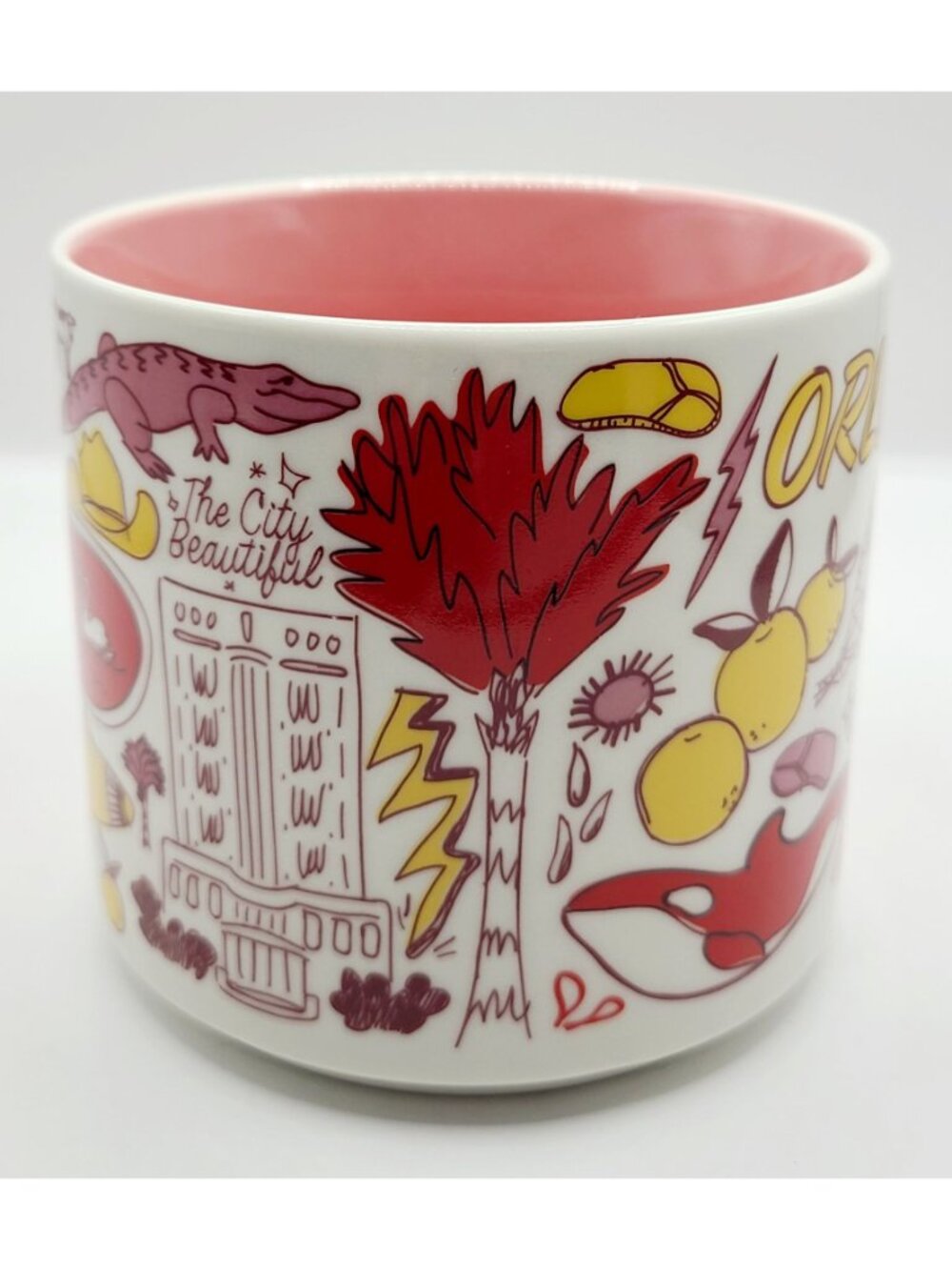 Starbucks Been There Series Orlando Mug 14 Oz Collectible Ceramic Cup NWT - Picture 4 of 8